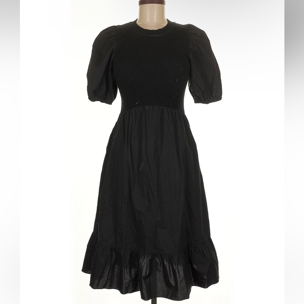 Lucy Paris Mela Mixed Knit Dress